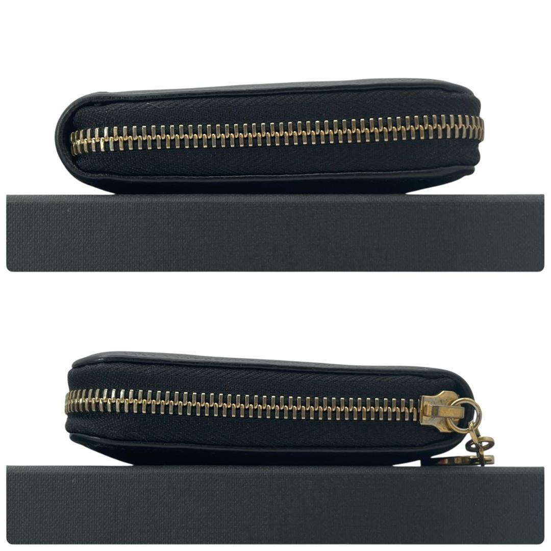 【美品】 BVLGARI ブルガリ 長財布 ビーゼロワン サフィアーノ ブラック