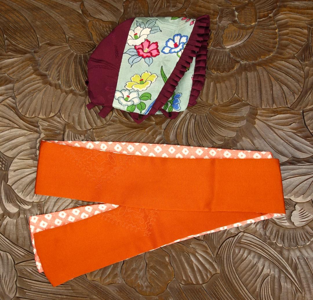 市松人形着物10号4点セット