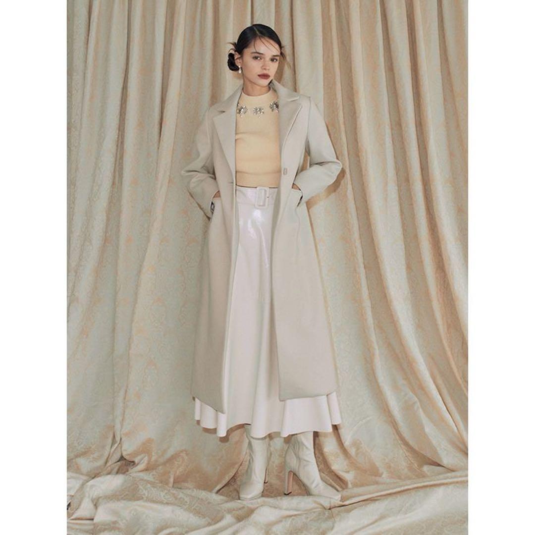 新品タグ付きEIMY ISTOIRE エイミーイストワール　ロングスリムコート