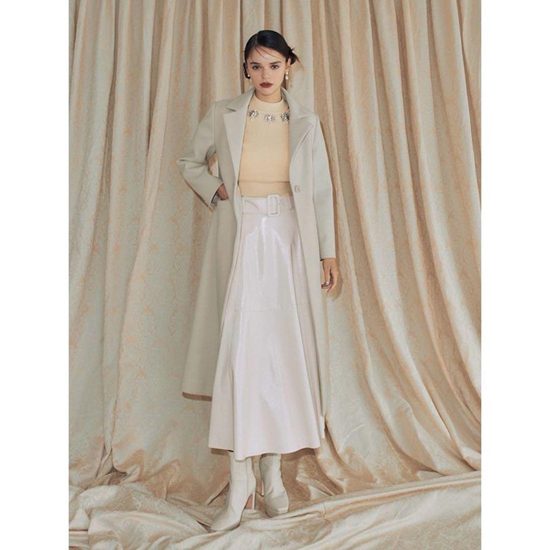 新品タグ付きEIMY ISTOIRE エイミーイストワール　ロングスリムコート