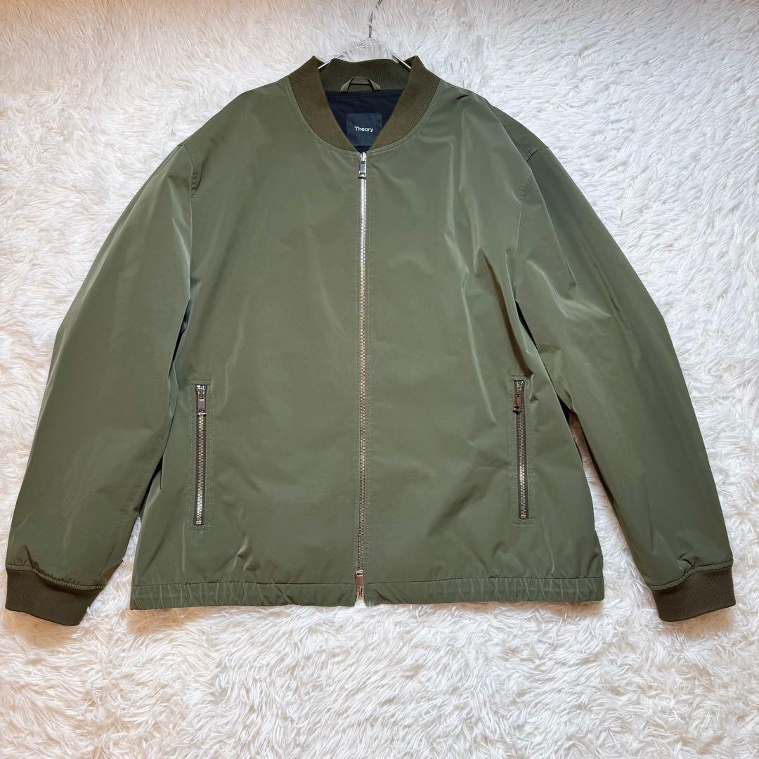 koo様希少 Theory セオリー ストレッチポリエステルジップブルゾン XX