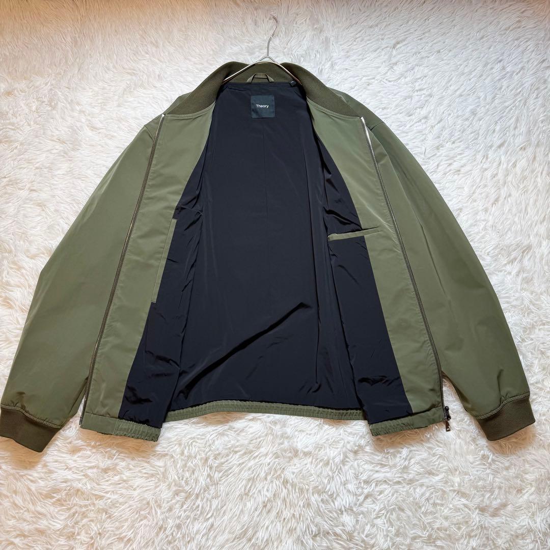 koo様希少 Theory セオリー ストレッチポリエステルジップブルゾン XX