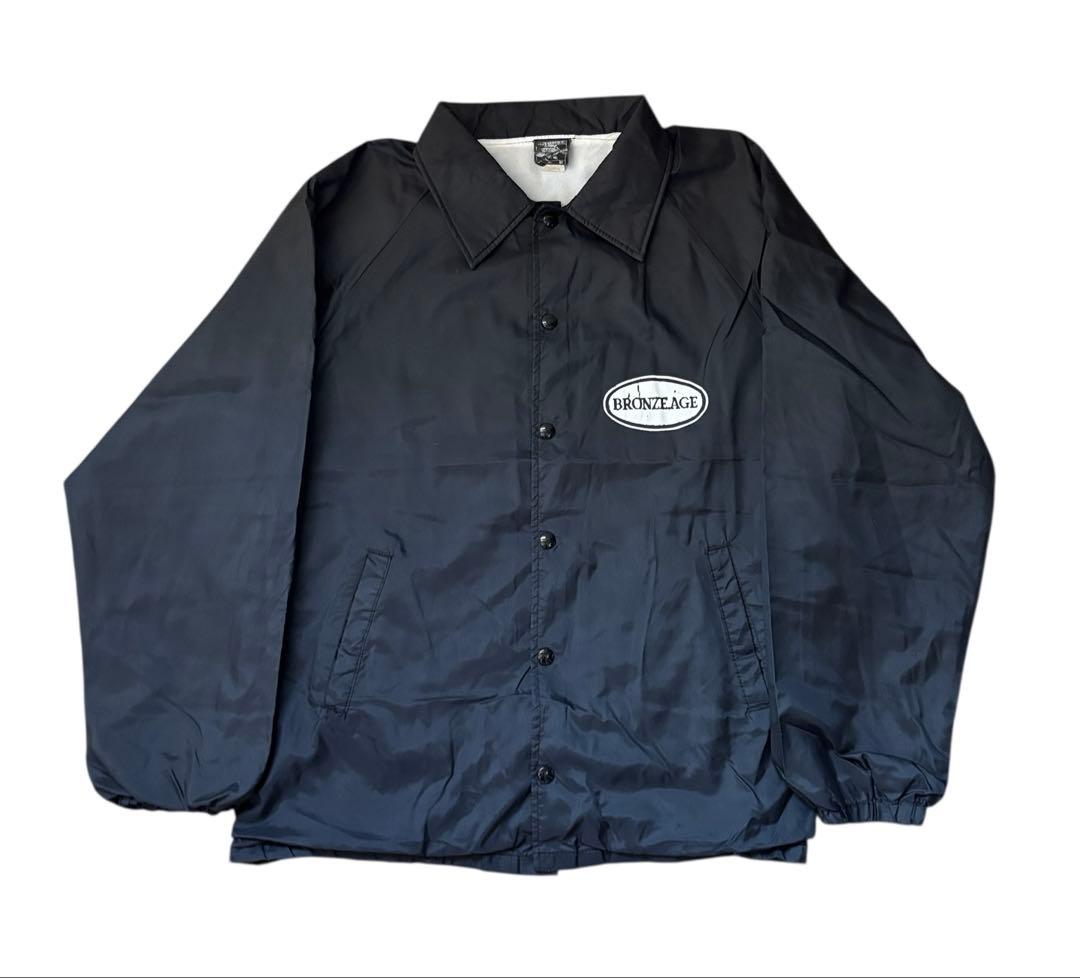 g*r様 BRONZE AGE ナイロンコーチジャケット 黒 90's スケータ