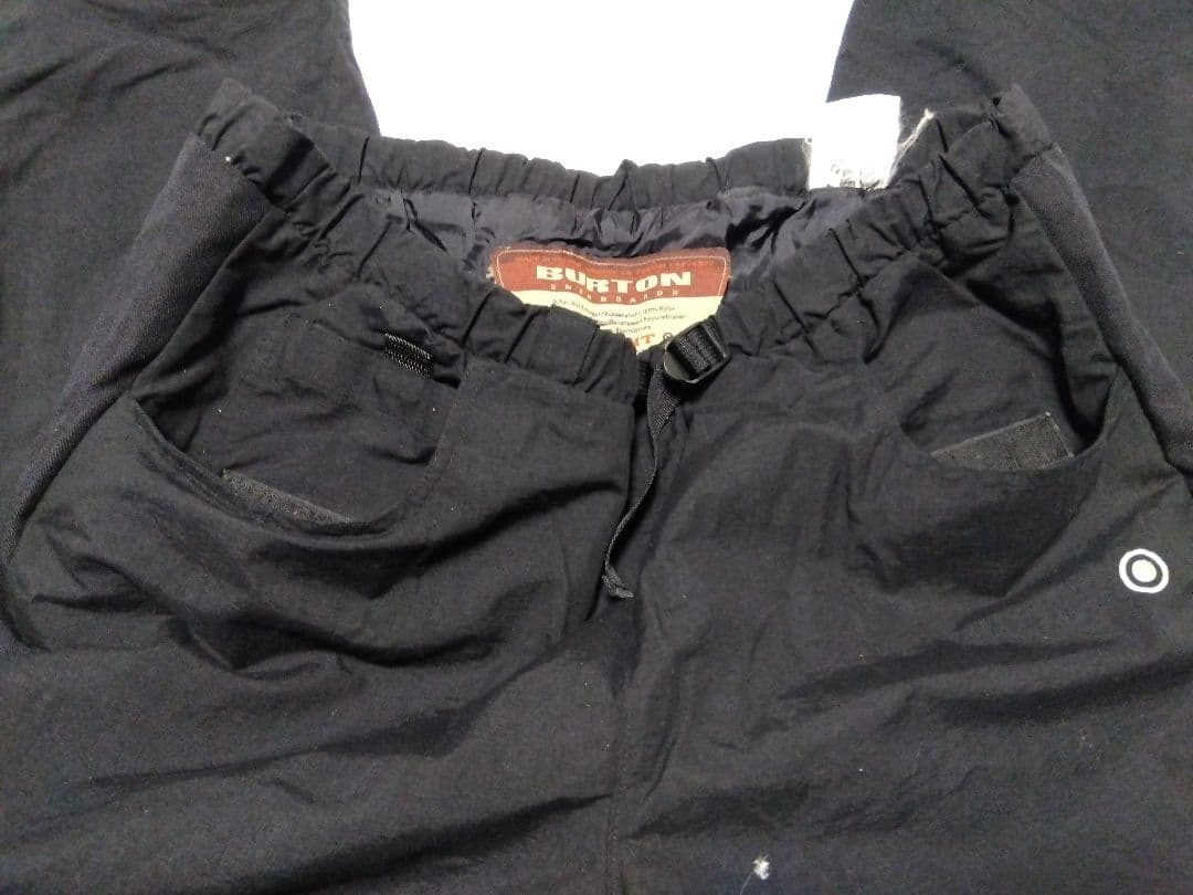 【L】【黒】 ビンテージ Burton ブラック スノーボード パンツ スキー