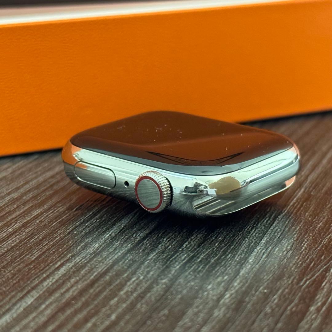 2887 Apple Watch エルメス　シリーズ9 シルバー　セルラーモデル