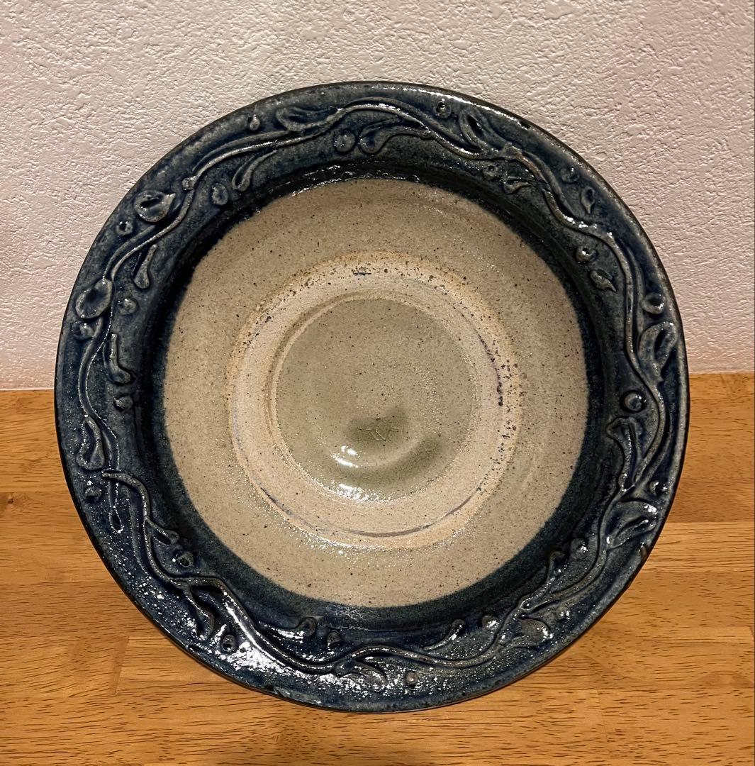 やちむん　北窯　大皿、ワンブー、小皿　6点