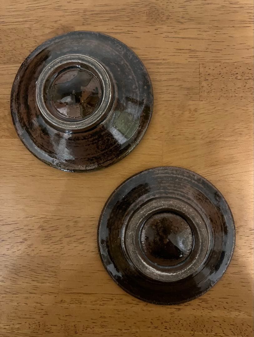 やちむん　北窯　大皿、ワンブー、小皿　6点