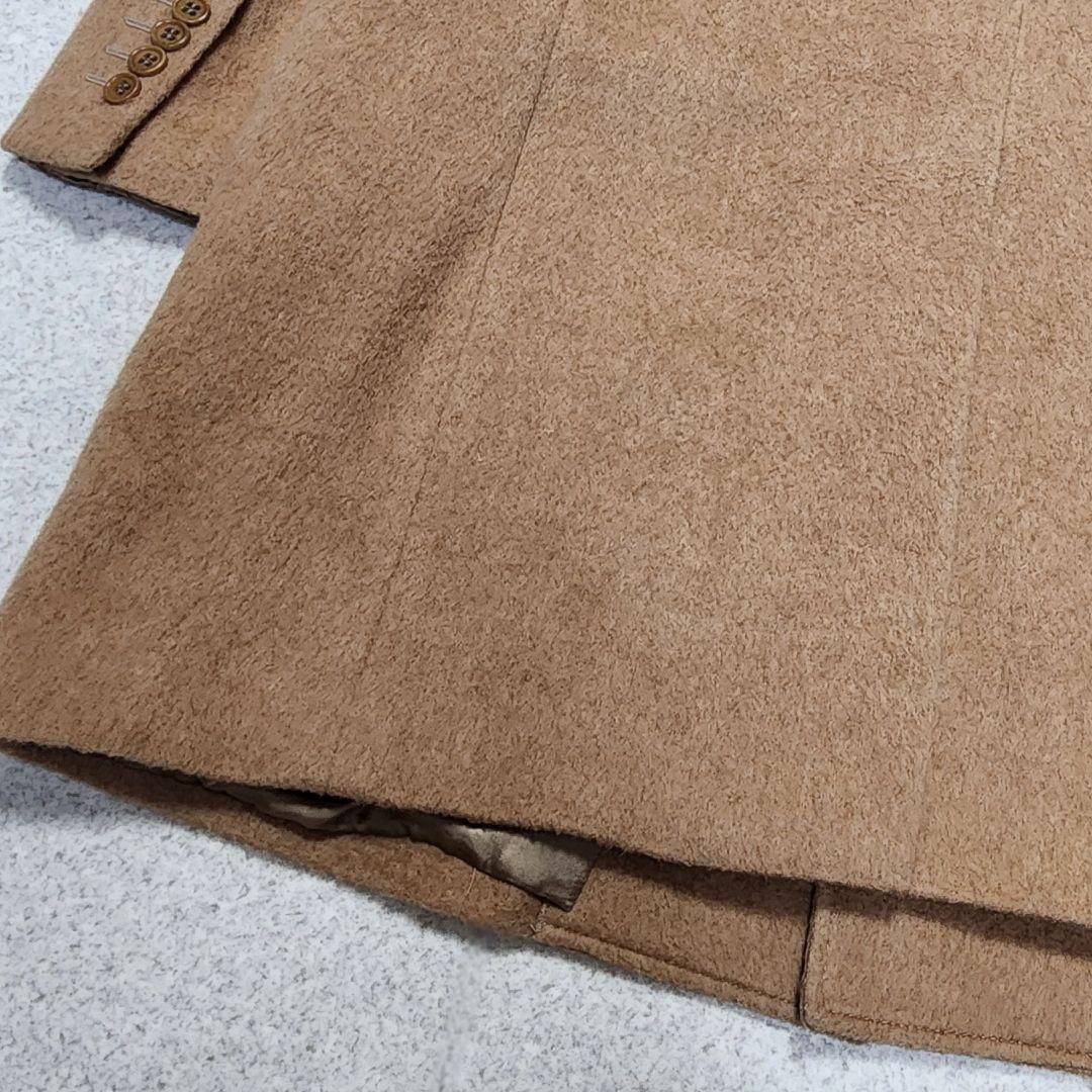 アルマーニ コレツィオーニ キャメル ウール チェスターコート 52 イタリア製