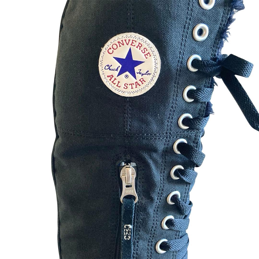 【廃盤希少・23cm】コンバース オールスター ロングブーツ 20ホール　裏ボア