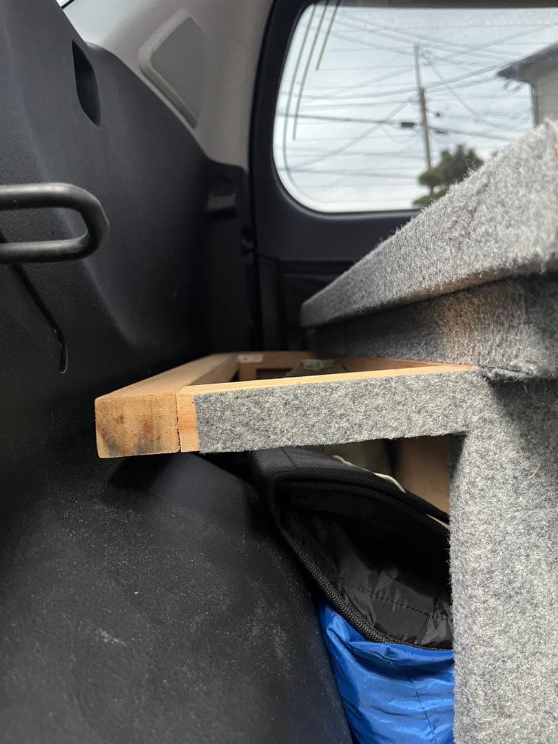 K*A様 150プラド　５人乗り　ベッド　ベッドキット　+ 純正ラゲージプロテク