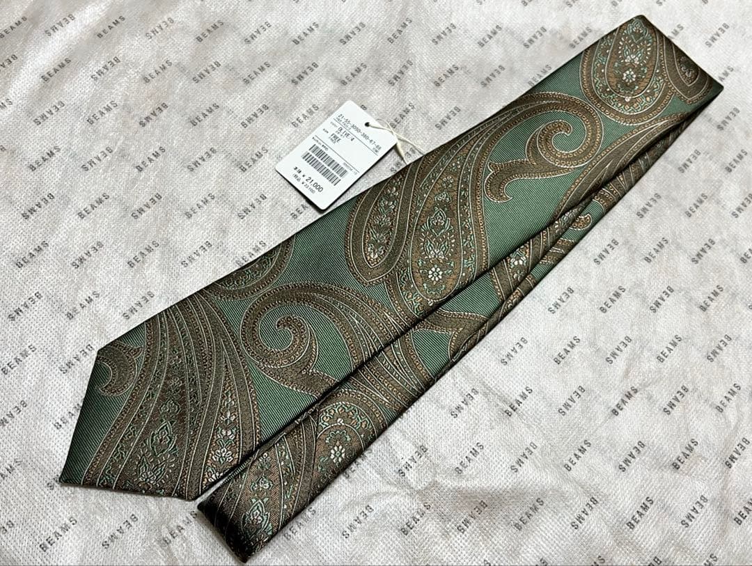 【新品】Holliday & Brown / BEAMS ペイズリー柄 ネクタイ