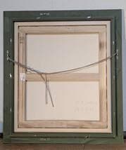 【真作】絵画　藤田真紀　油彩10号　風景（旧軽井沢）　静謐な自然美　X90