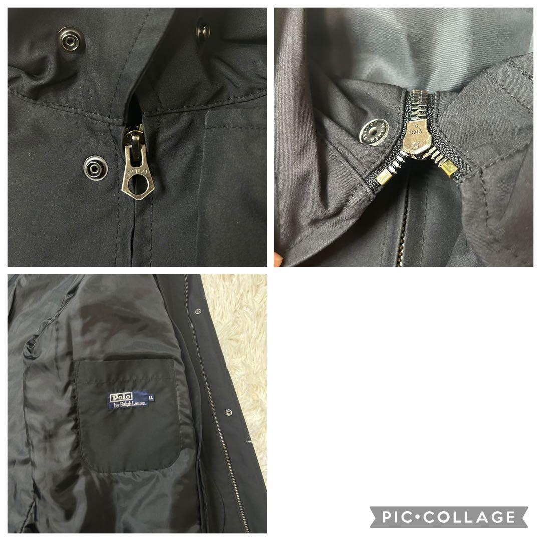 POLO RALPH LAUREN ステンカラーコート 2way XL 黒