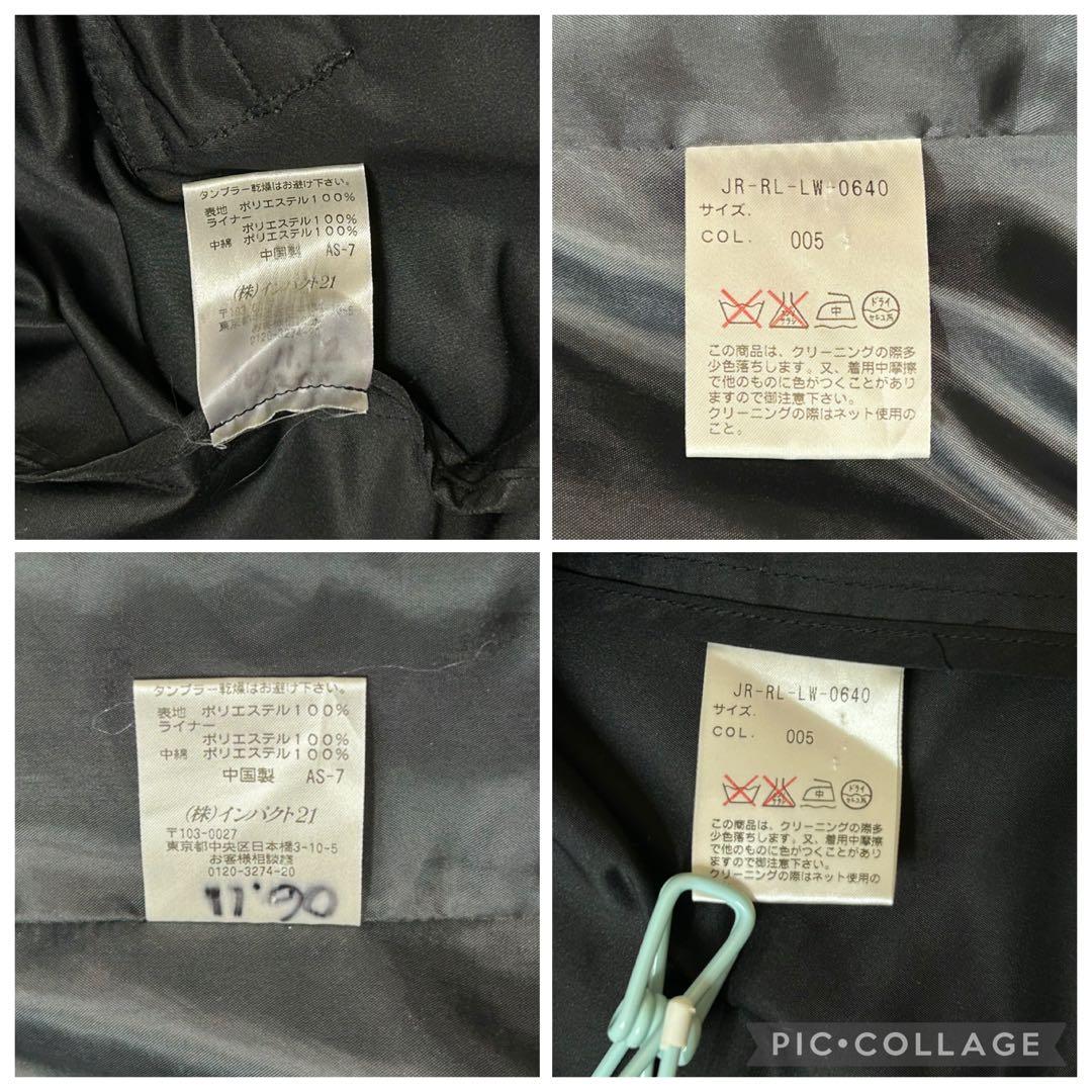 POLO RALPH LAUREN ステンカラーコート 2way XL 黒