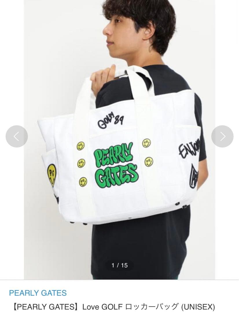 PEARLY GATES Love GOLF ロッカーバッグ