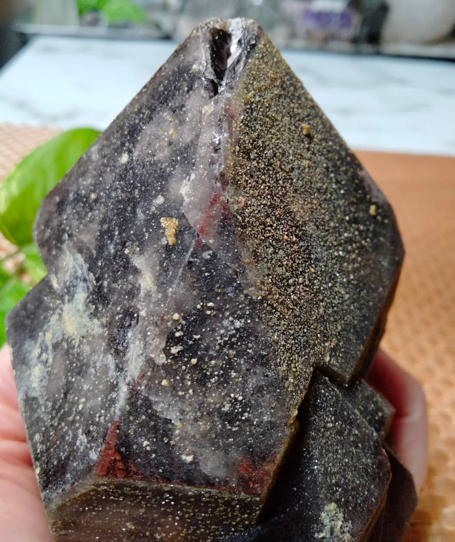 【純天然】★大サイズ★★魔除け・厄除け★ 863ｇモリオン 黒水晶 原石