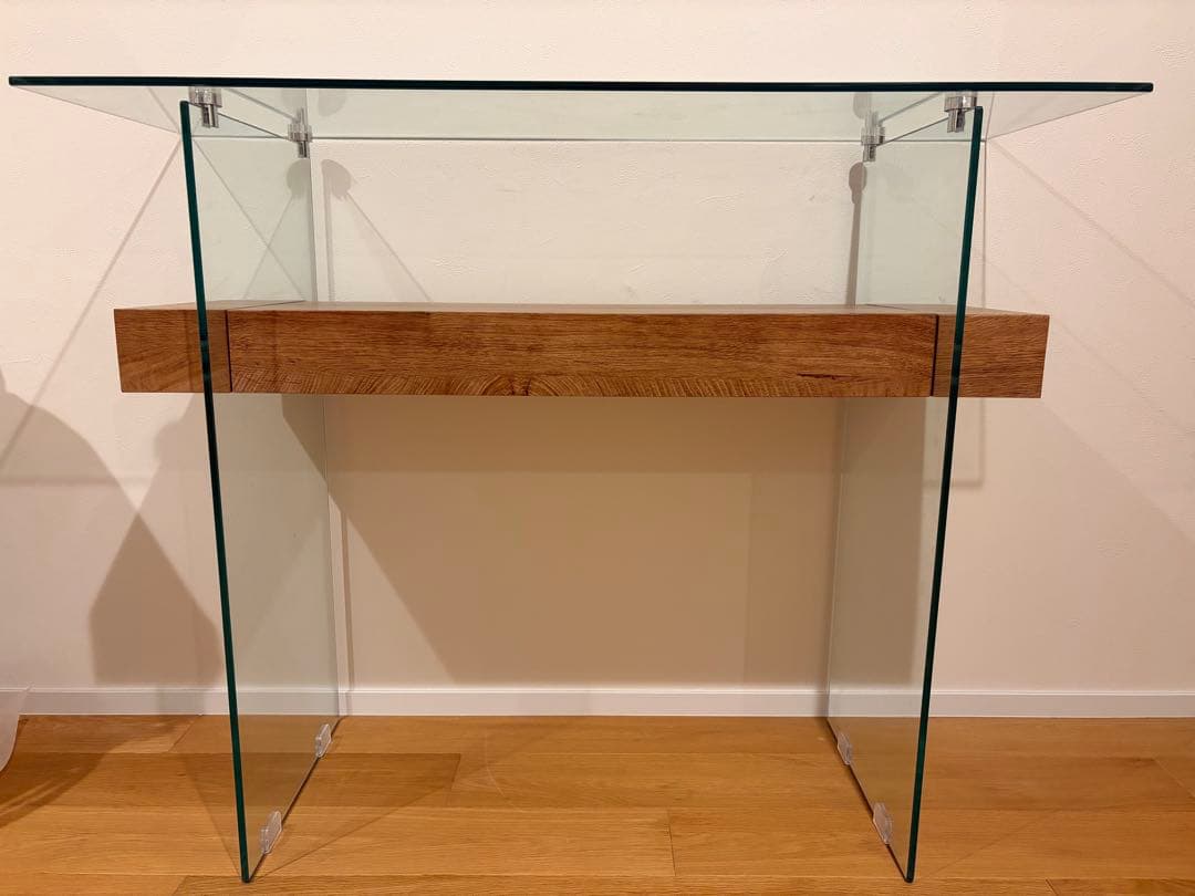 ※期間限定お値下げ※ コンソールテーブル(ガラス、木製) ロサンゼルス