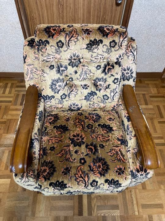 馬場家具　アンティークシングルソファ