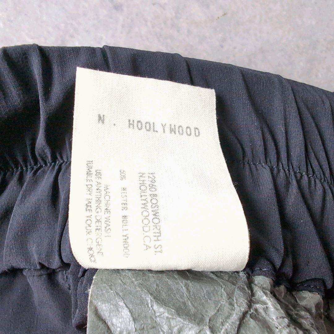 エヌハリウッド 23AW pieces TRACK PANTS ブラック