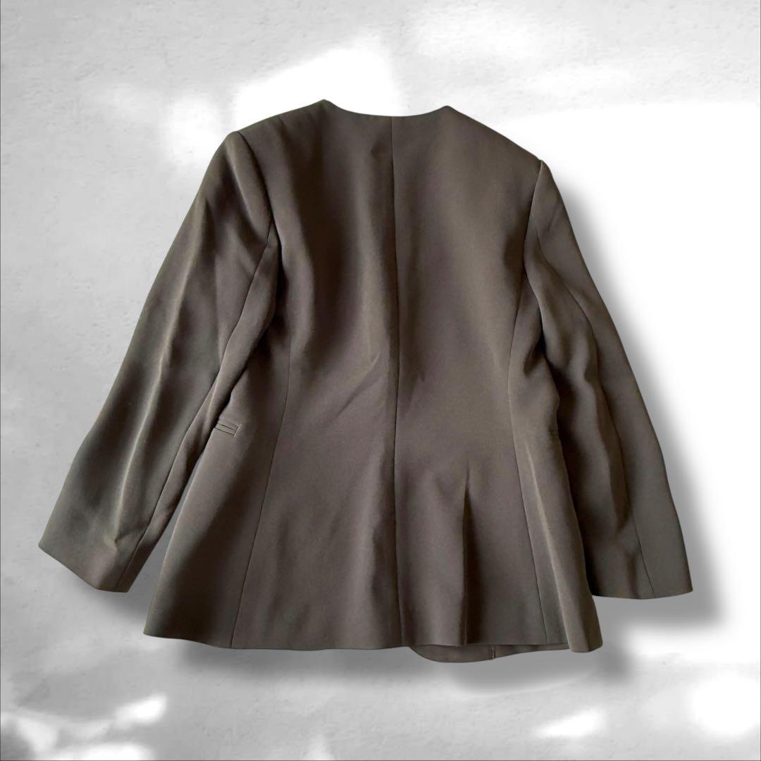 Theory セオリー　SYNTHETIC CREPE パンツスーツ　グリーン