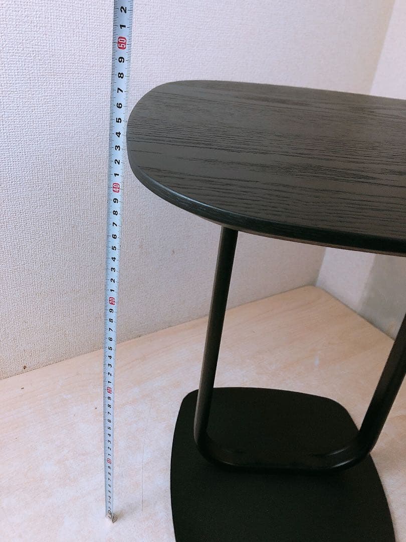 ①未使用★東谷 サイドテーブル ブラック TEC-84BK 机 インテリア家具