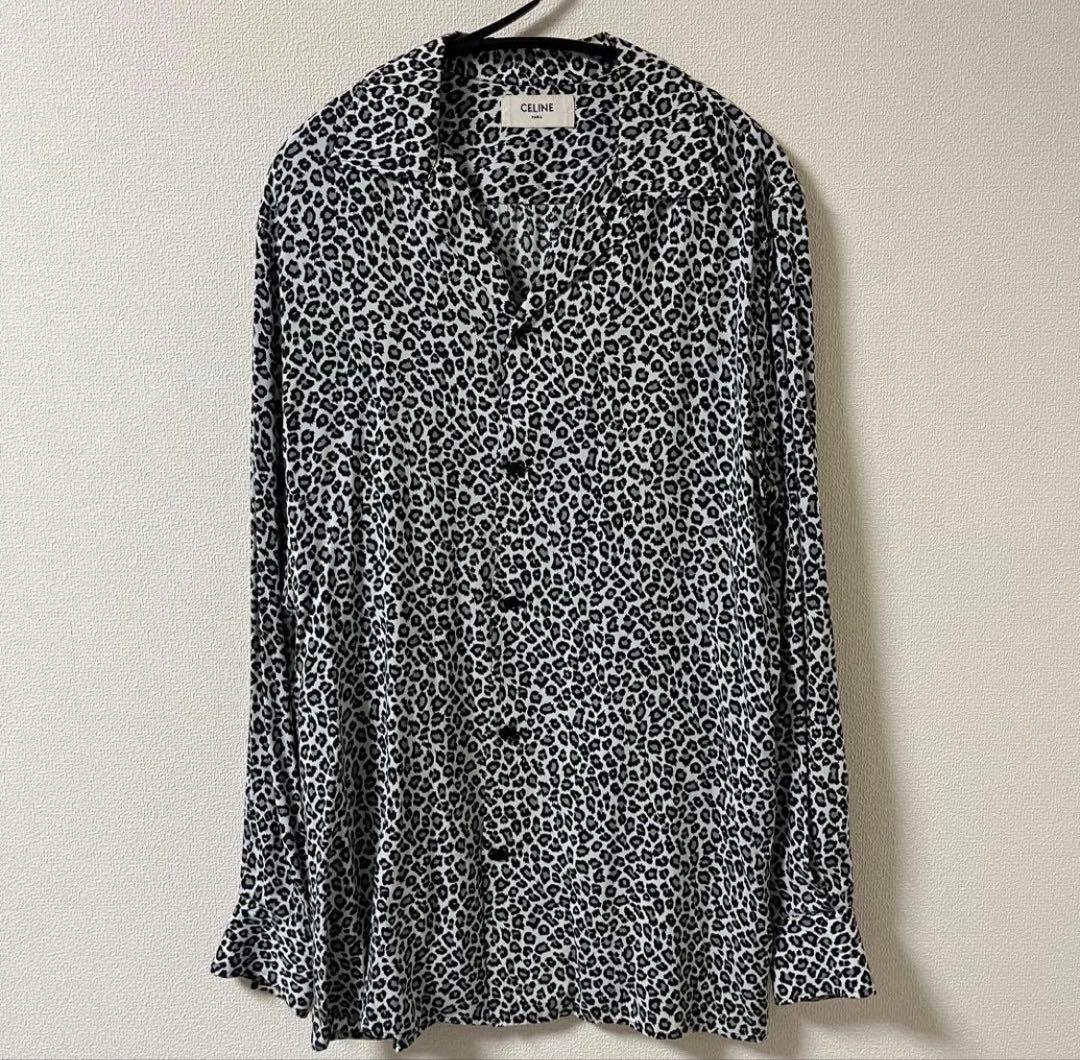 CELINE 20SS レオパードハワイアンシャツ 37