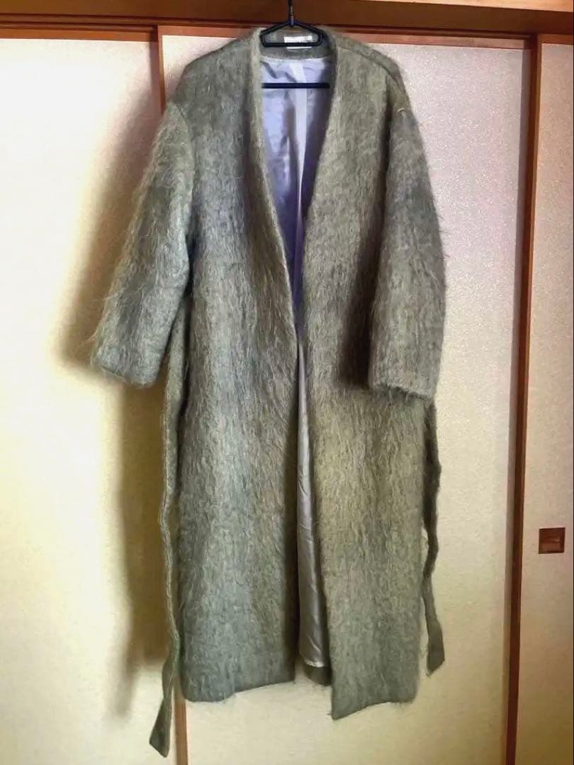 【極美品】エリコカトリERIKOKATORI グレー ロングコート