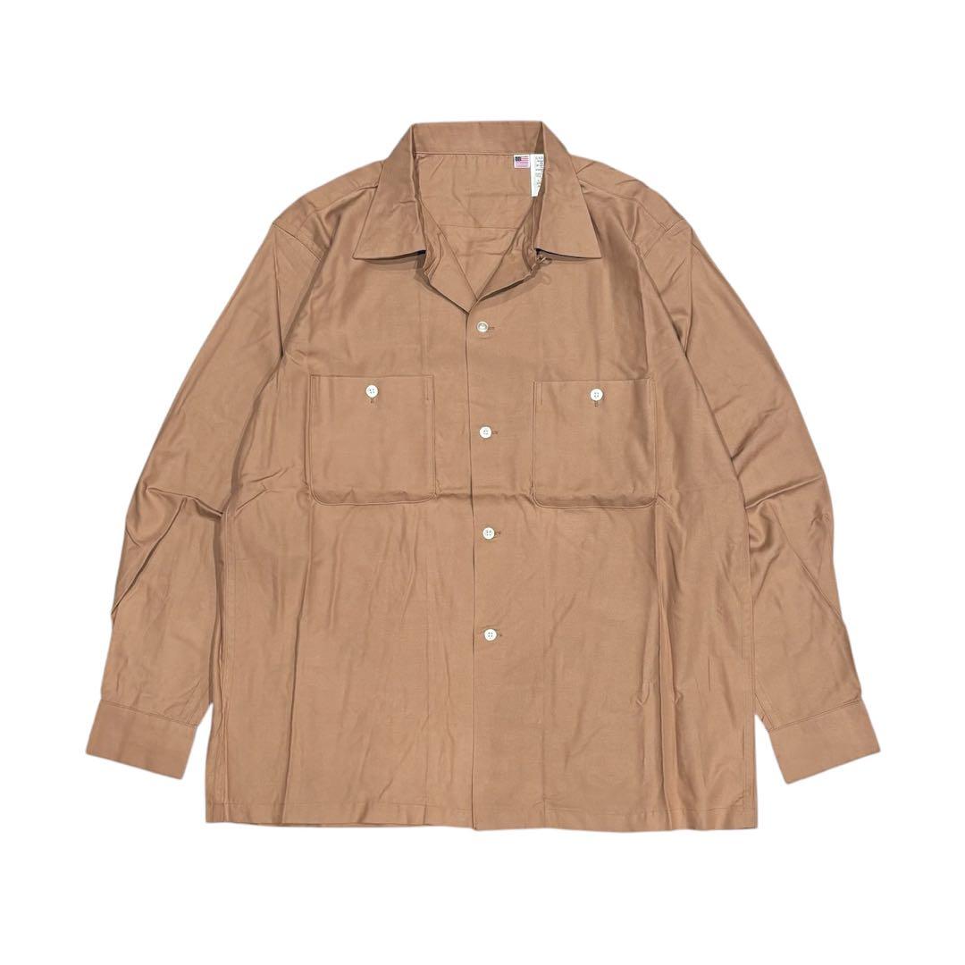 A.R.P. ギャバナロ オープンカラーシャツ レーヨンループカラーシャツ