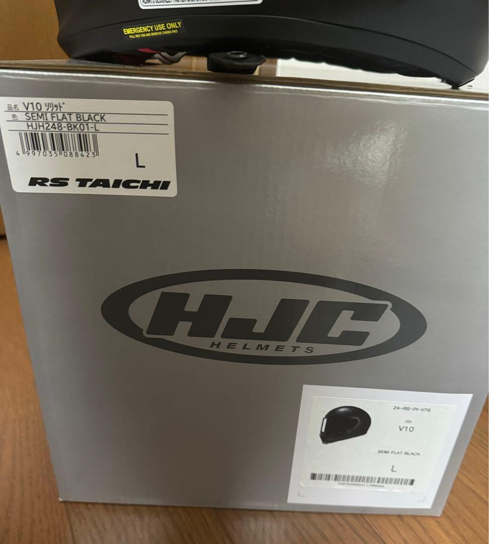 極美品 HJC V10 HJH248 ソリッド フルフェイス ヘルメット