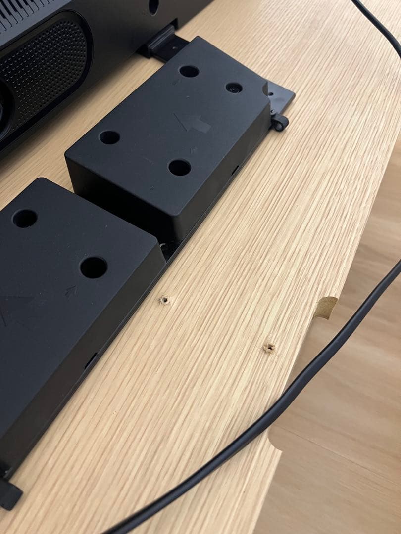 ニトリ　木製テレビ台 モダンデザイン 収納付き