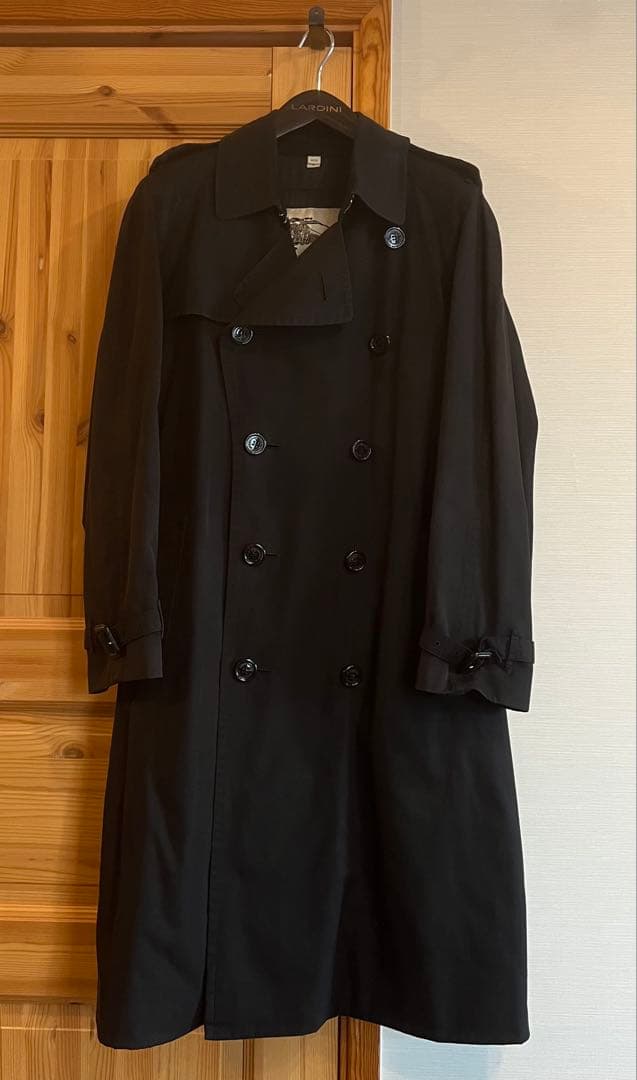 BURBERRY バーバリープローサム　ブラック トレンチコート　48R