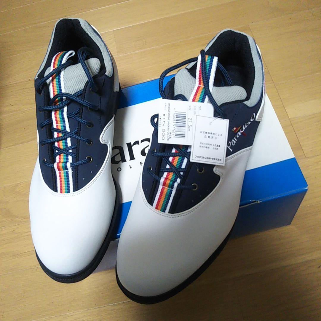 未使用 パラディーゾ ゴルフシューズ27.5cm スパイク