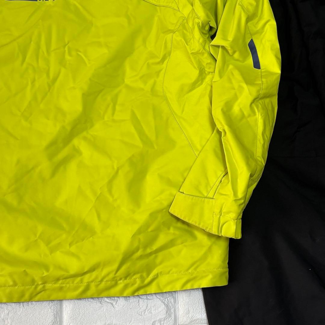 デサント　サイズO　スキー　スノーボード　ウェア　上下セット　ヒートナビ　黄色黒