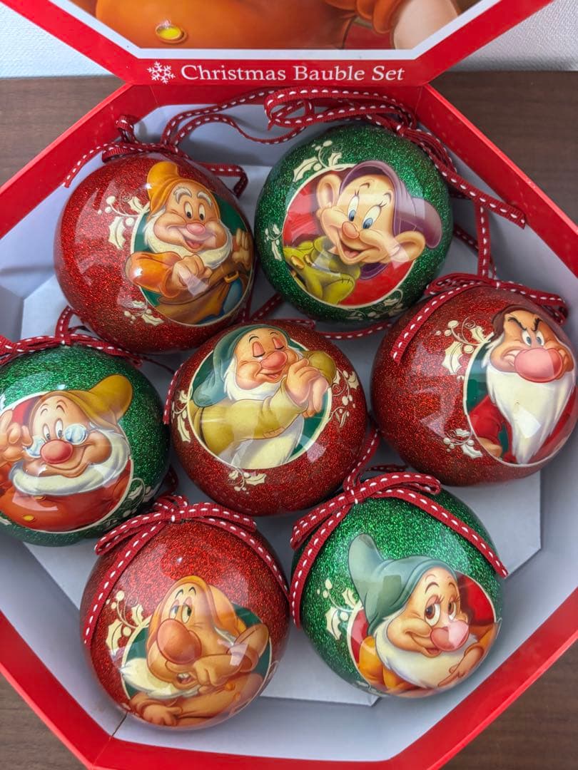 ☆希少　ディズニー　オーナメント　白雪姫　7人の小人☆クリスマス　プリンセス