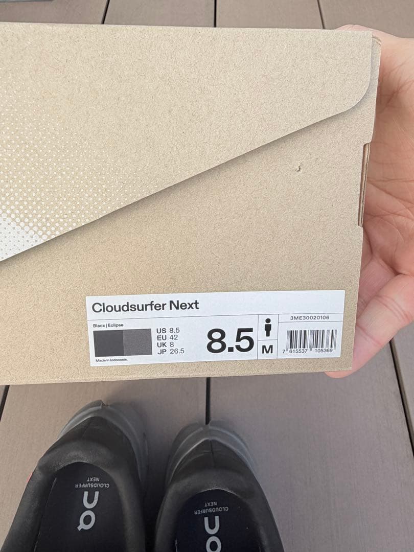 Cloud クラウドサーファーnext 26.5cm Black/Eclipse