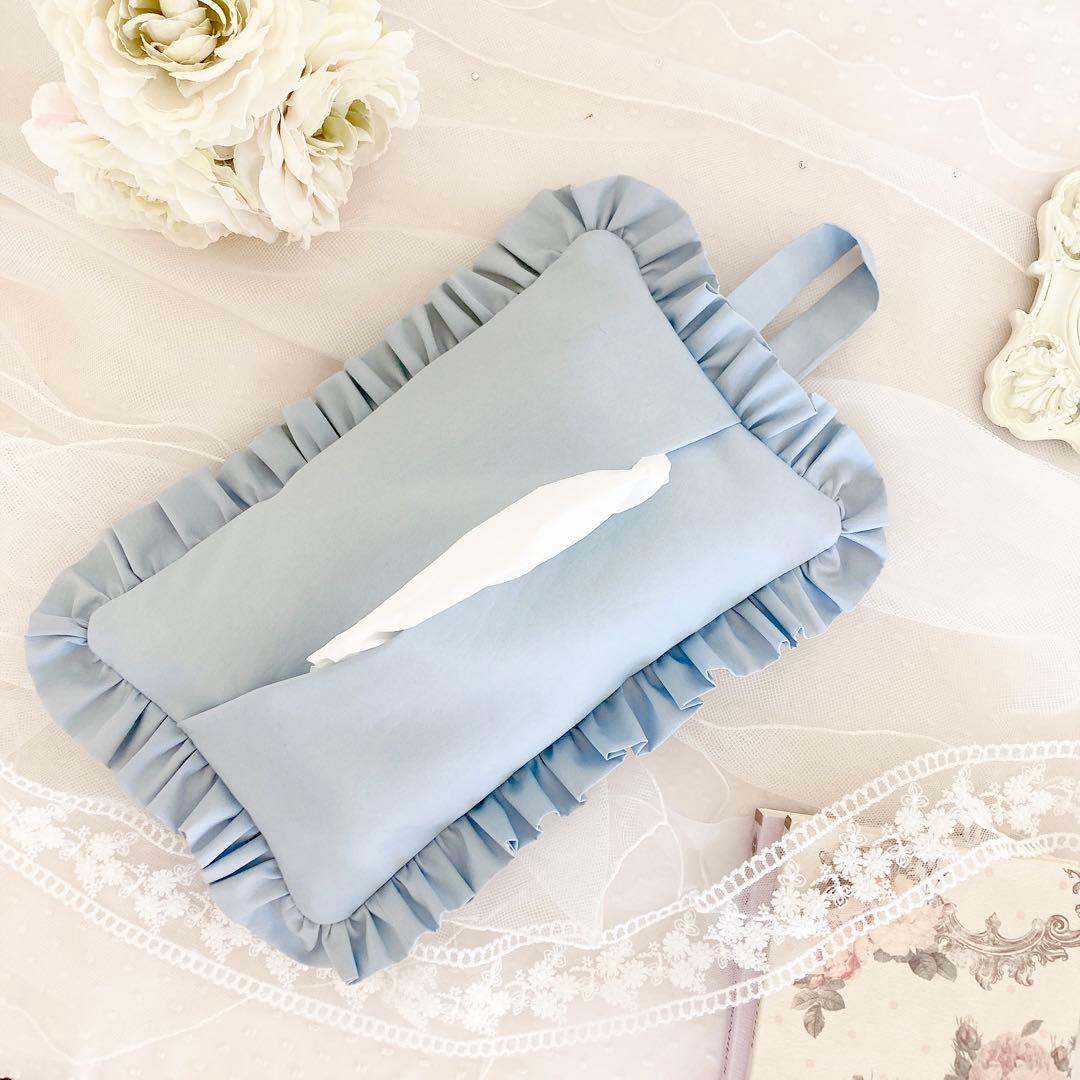 めい様ご確認ページ♡フリルティッシュカバー　ハンドメイド