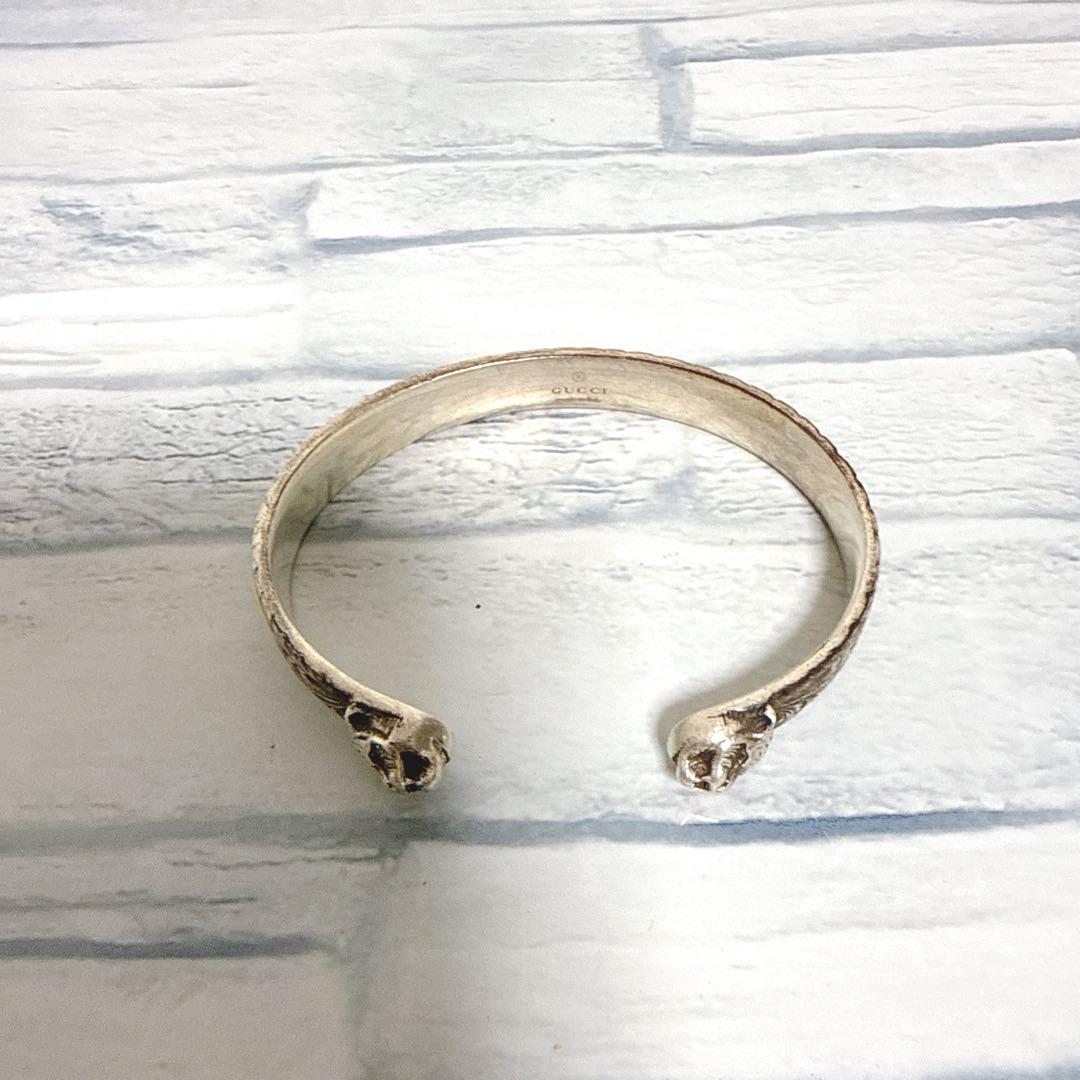 GUCCI グッチ アラベスクモチーフ タイガーヘッド AG925 ブレスレット