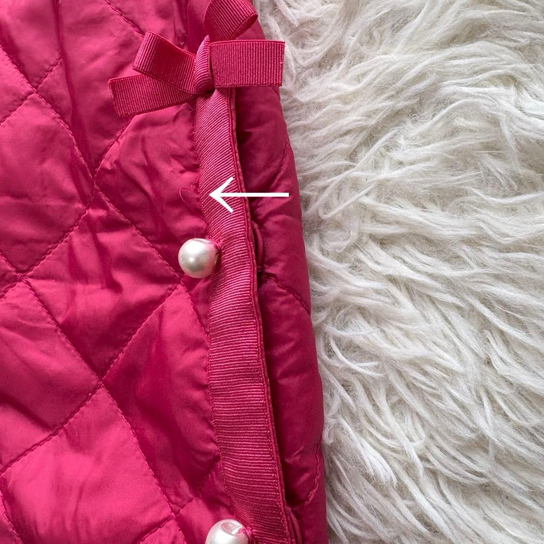 リボン　パール　22年　カメリアダブルジップ エムズグレイシー　ロングジレ 38