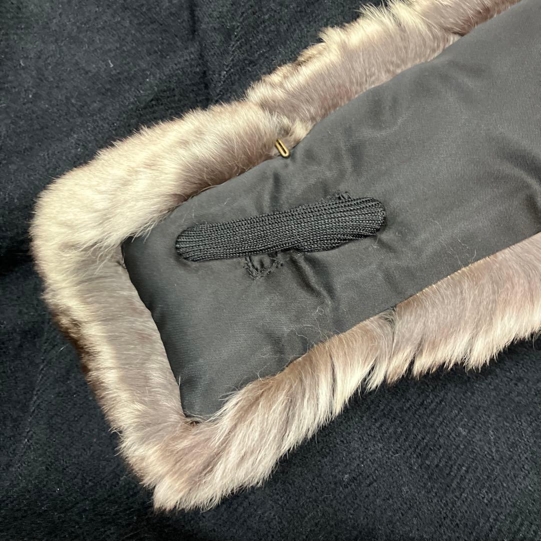 チンチラ２点！人口繁殖個体 ＊超大判カシミヤストール ＊ティペット