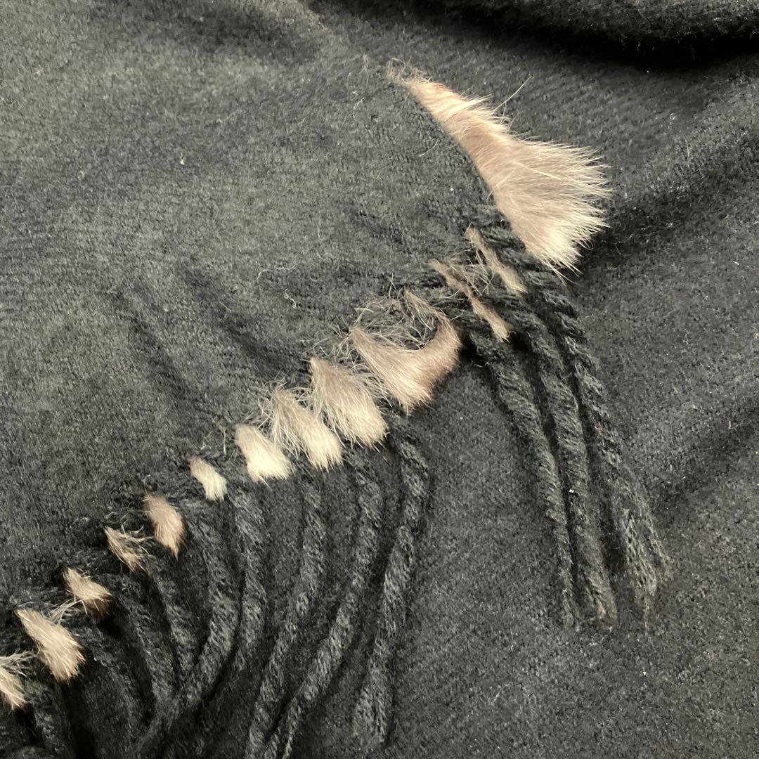 チンチラ２点！人口繁殖個体 ＊超大判カシミヤストール ＊ティペット