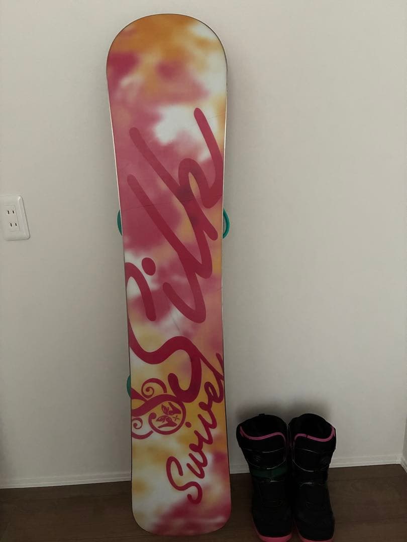 美品　SWIVELスウィベル　レディース　スノーボード4点　138cm