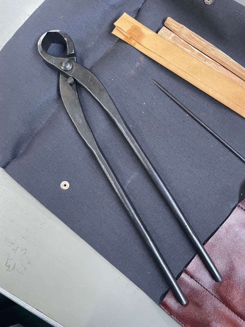 最高級 昌国 盆栽道具7点セット 専用ケース付き