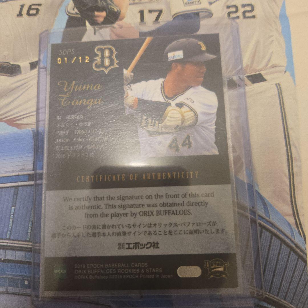 【RC】頓宮 裕真 直筆サイン 50枚限定 12枚限定