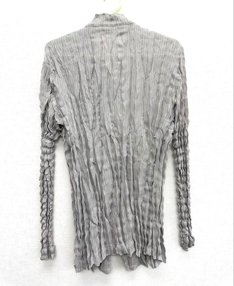 超美品‼️ISSEY MIYAKE MEN プリーツ シャツ ジャケット　グレー
