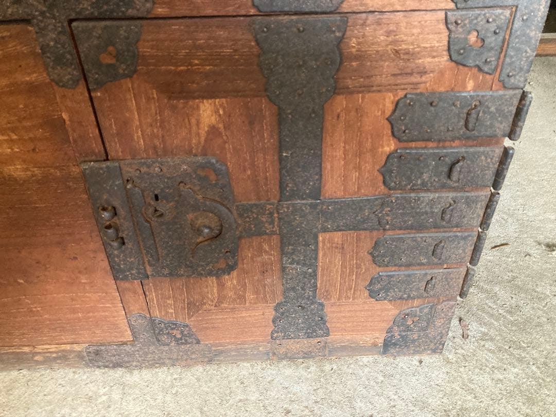 江戸後期から明治　福島桐箪笥　商家箪笥　上下2段