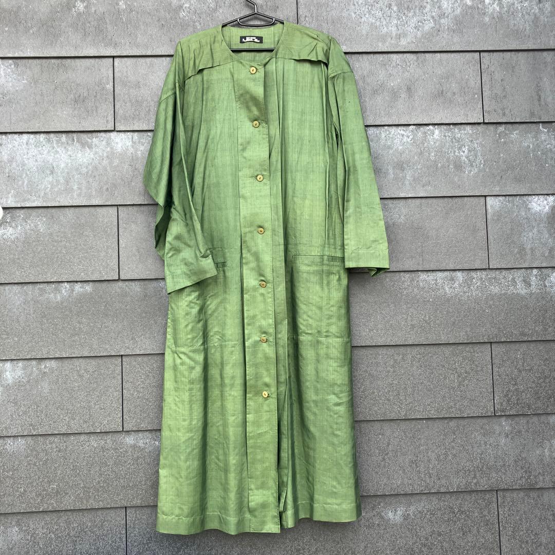 90s ヴィンテージ　イッセイミヤケ　ペルマネンテ　ノーカラーコート