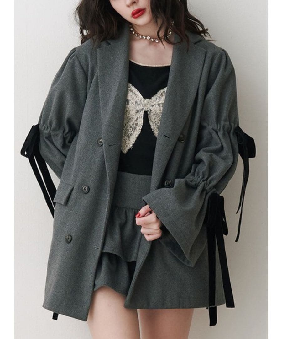 jouetie BIGリボンジャケットコート