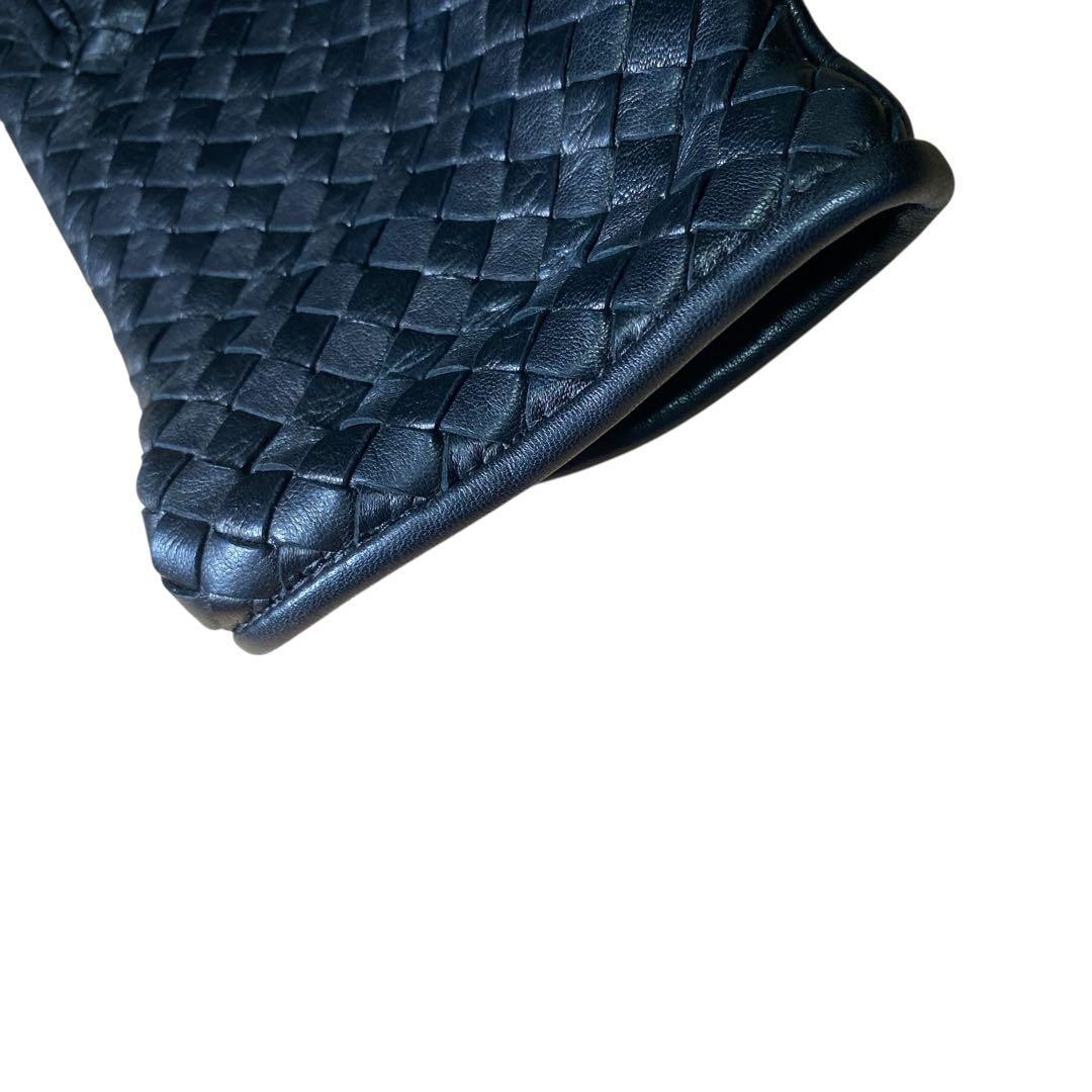美品✨BOTTEGA BENETA イントレチャートレザーグローブ　箱付き