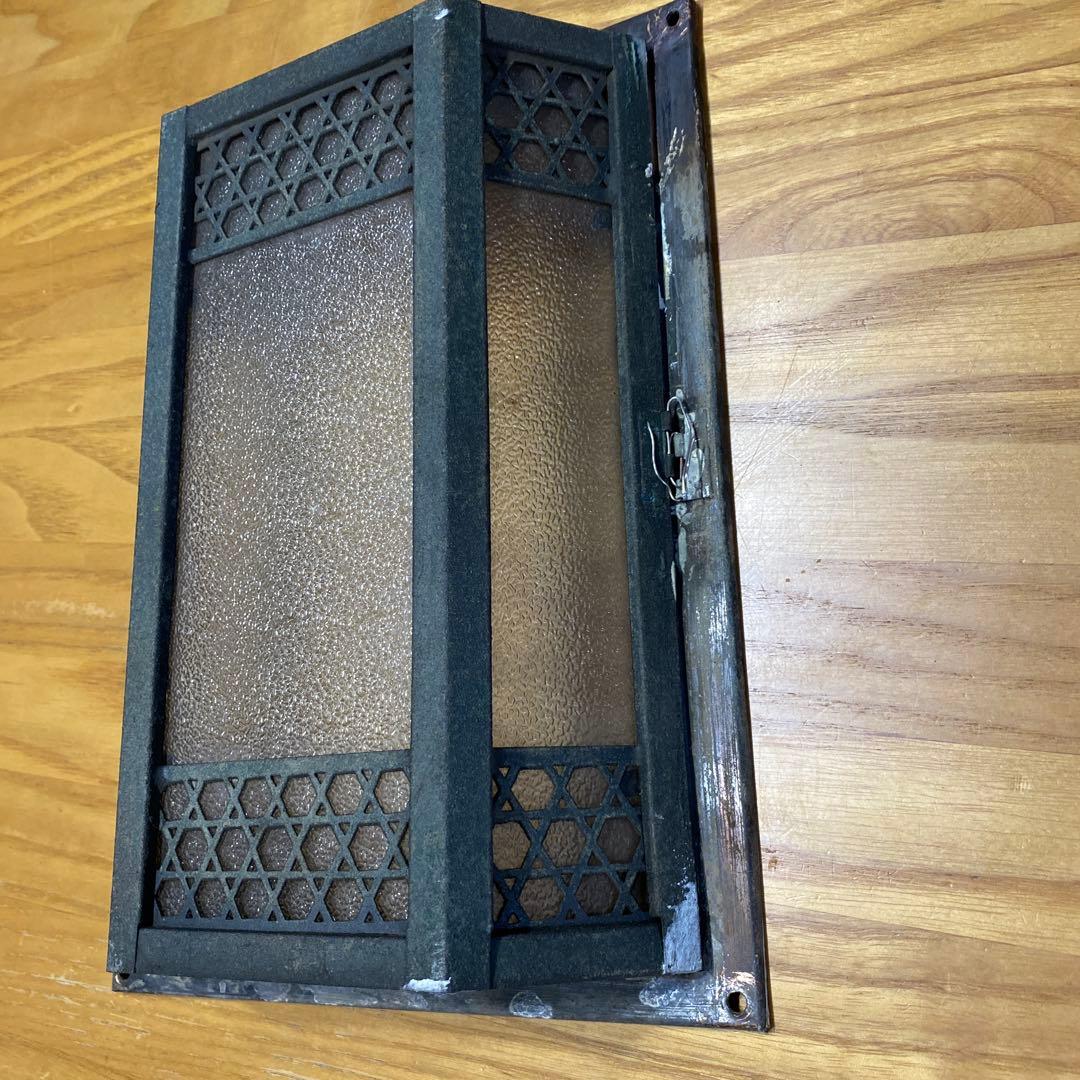 アンティーク　骨董品　和モダンスタイル　壁掛け照明のシェード