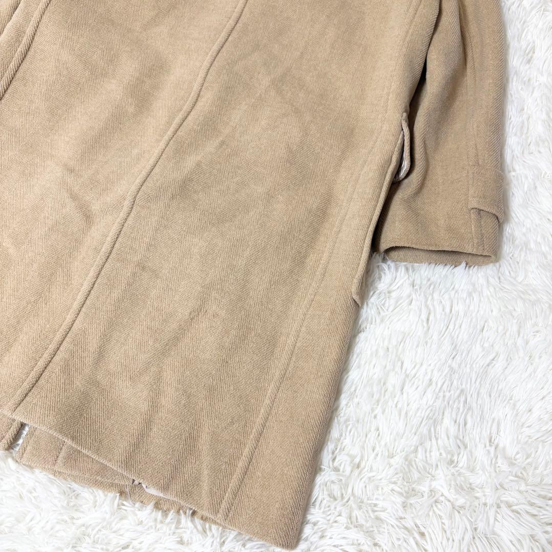 バーバリーロンドン フード付き ロングダッフルコート キャメル サイズ40